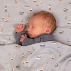 Little Dutch Hoeslaken Wieg Sailors Bay Blue -Little Dutch little dutch hoeslaken wieg sailors bay blue 6