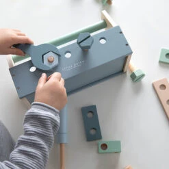 Houten Gereedschapskist 20-delig - Little Dutch +3 Jr -Little Dutch little dutch houten gereedschapskist 20 delig litt 3