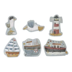 Little Dutch 6 In 1 Vormen Puzzels Sailors Bay -Little Dutch little dutch little dutch 6 in 1 vormen puzzels sa 3