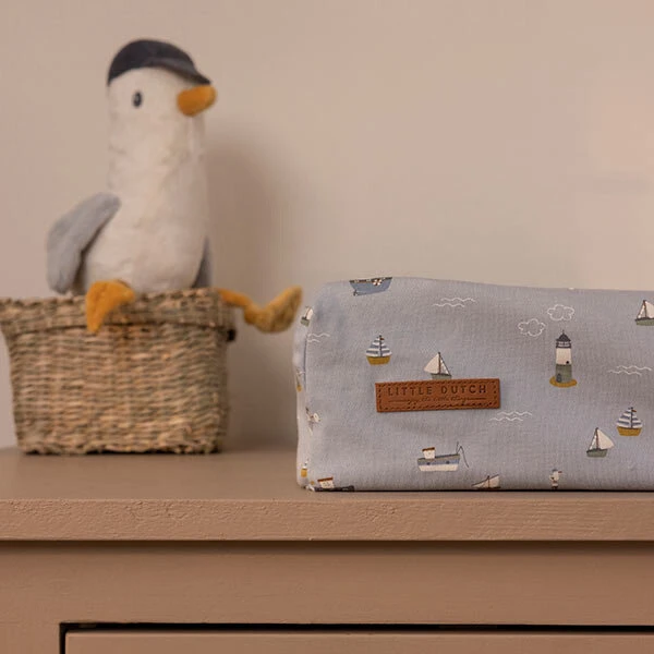 Little Dutch Aankleedkussenhoes Sailors Bay Blue 3 Little Dutch Aankleedkussenhoes Sailors Bay Blue - Afbeelding 3