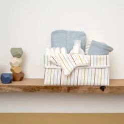 Little Dutch Badcape Vintage Sunny Stripes - 100x100 Cm -Little Dutch little dutch little dutch badcape vintage sunny st 5