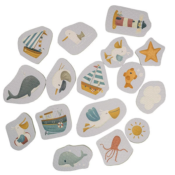 Little Dutch Badspeelgoed Foam Figuren Sailors Bay 2 Little Dutch Badspeelgoed Foam Figuren Sailors Bay - Afbeelding 2