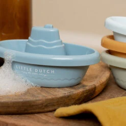 Little Dutch Badspeelgoed Stapelbare Badbootjes Blue -Little Dutch little dutch little dutch badspeelgoed stapelbare 3