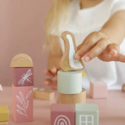 Little Dutch Bouwblokken Pink +2jr -Little Dutch little dutch little dutch bouwblokken pink 2jr 3