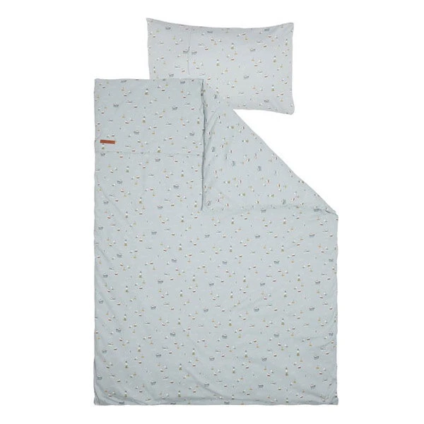 Little Dutch Dekbedovertrek Ledikant Sailors Bay Blue 3 Little Dutch Dekbedovertrek Ledikant Sailors Bay Blue - Afbeelding 3