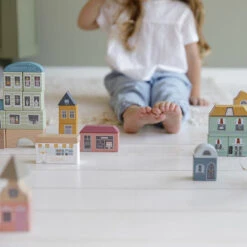 Little Dutch Houten Blokken Stad -Little Dutch little dutch little dutch houten blokken stad 5