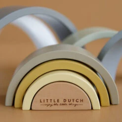 Little Dutch Houten Regenboog Blue +12M -Little Dutch little dutch little dutch houten regenboog blue 12 2