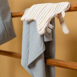 Little Dutch Monddoekjes Vintage Sunny Stripes/Pure Soft Blue -Little Dutch little dutch little dutch monddoekjes vintage sunn 4