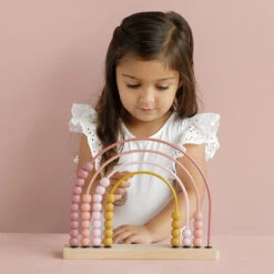 Little Dutch Regenboog Telraam Pink +12M -Little Dutch little dutch little dutch regenboog telraam pink 1 3