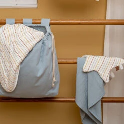 Little Dutch Washandjes Set Vintage Sunny Stripes/Pure Soft Blue -Little Dutch little dutch little dutch washandjes set vintage s 2